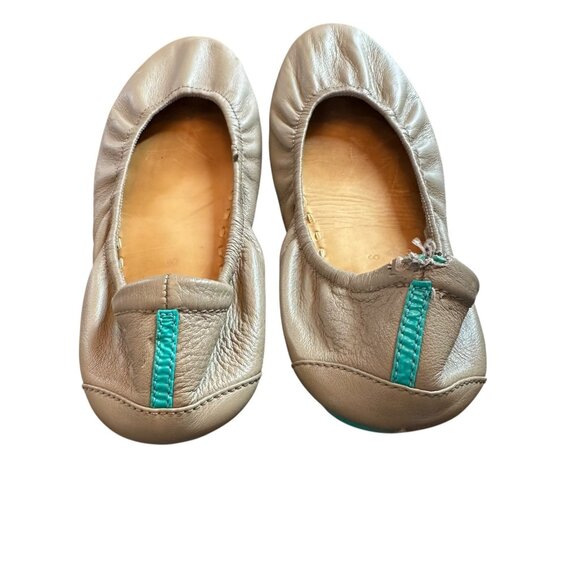Tieks Taupe Leather Flats Classic Ballet Women's Size 8 AS-IS - Picture 6 of 9